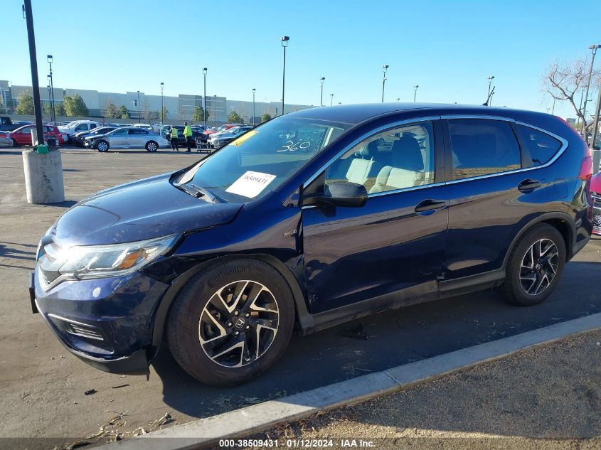 2016 HONDA CR-V SE - 2HKRM3H48GH564285