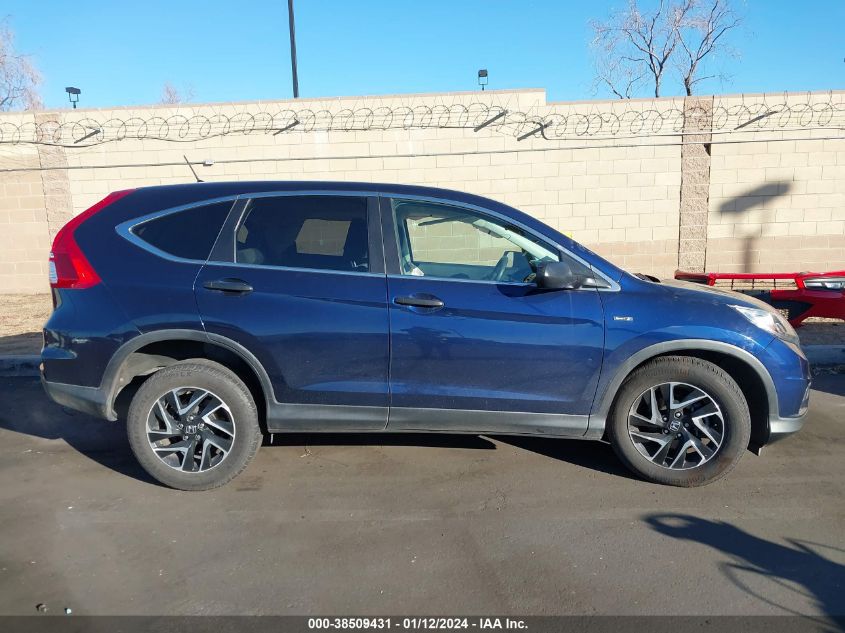 2016 HONDA CR-V SE - 2HKRM3H48GH564285