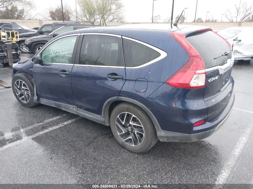 2016 HONDA CR-V SE - 2HKRM3H48GH564285