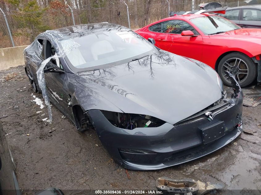 2022 TESLA MODEL S PLAID TRI MOTOR ALL-WHEEL DRIVE - 5YJSA1E62NF472394