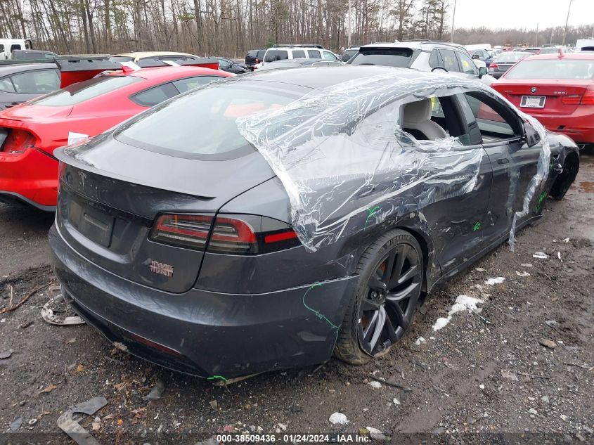 2022 TESLA MODEL S PLAID TRI MOTOR ALL-WHEEL DRIVE - 5YJSA1E62NF472394