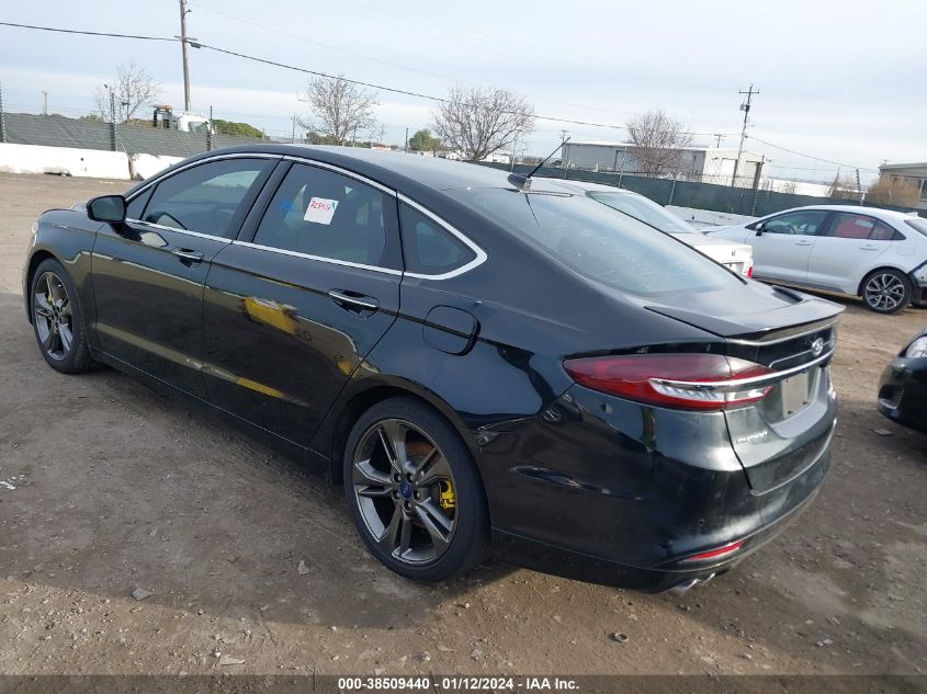 2017 FORD FUSION SPORT - 3FA6P0VP4HR180693