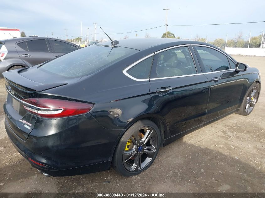 2017 FORD FUSION SPORT - 3FA6P0VP4HR180693