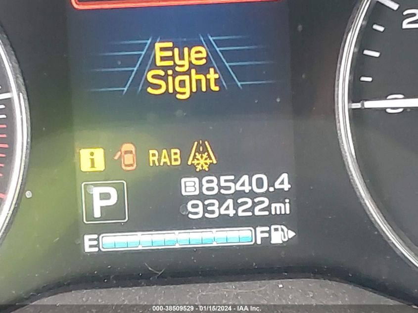 VIN JF2GTANC3K8232578 2019 SUBARU CROSSTREK LIMITED