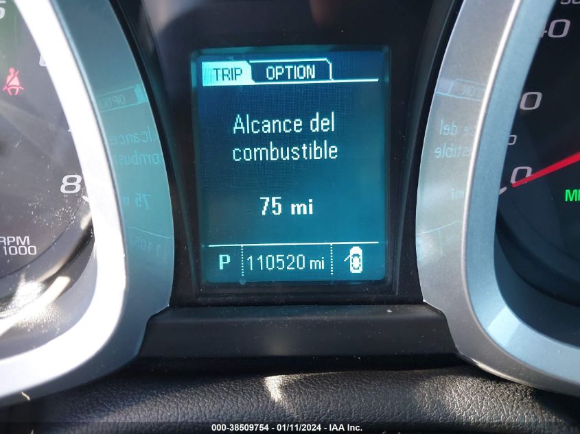 VIN 2GNALBEKXH1544210 2017 CHEVROLET EQUINOX LS