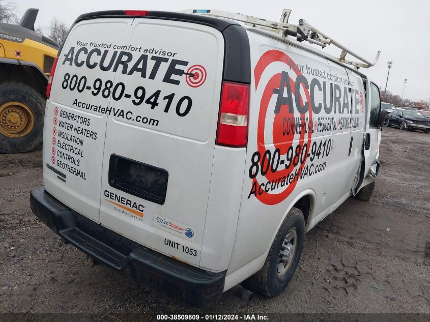 2013 CHEVROLET EXPRESS WORK VAN - 1GCWGFCA2D1168851
