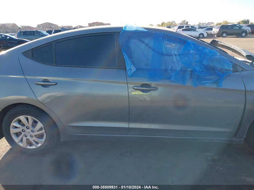 VIN KMHD74LF6HU113309 2017 HYUNDAI ELANTRA SE