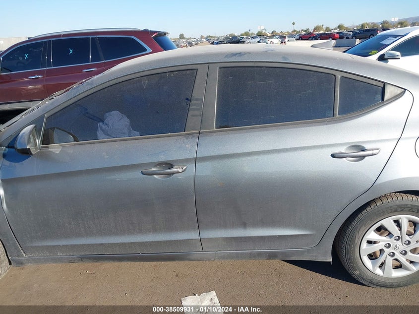 VIN KMHD74LF6HU113309 2017 HYUNDAI ELANTRA SE