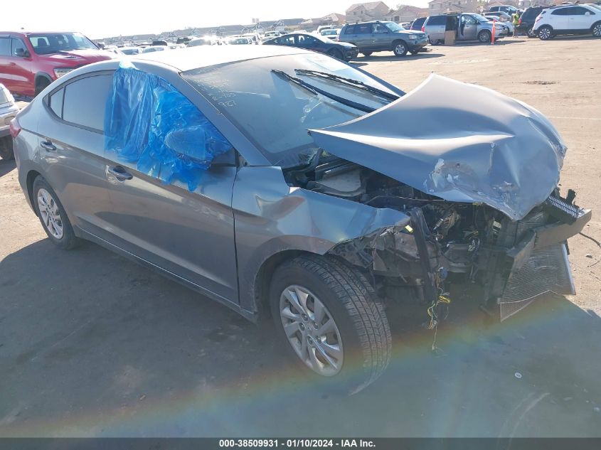 VIN KMHD74LF6HU113309 2017 HYUNDAI ELANTRA SE