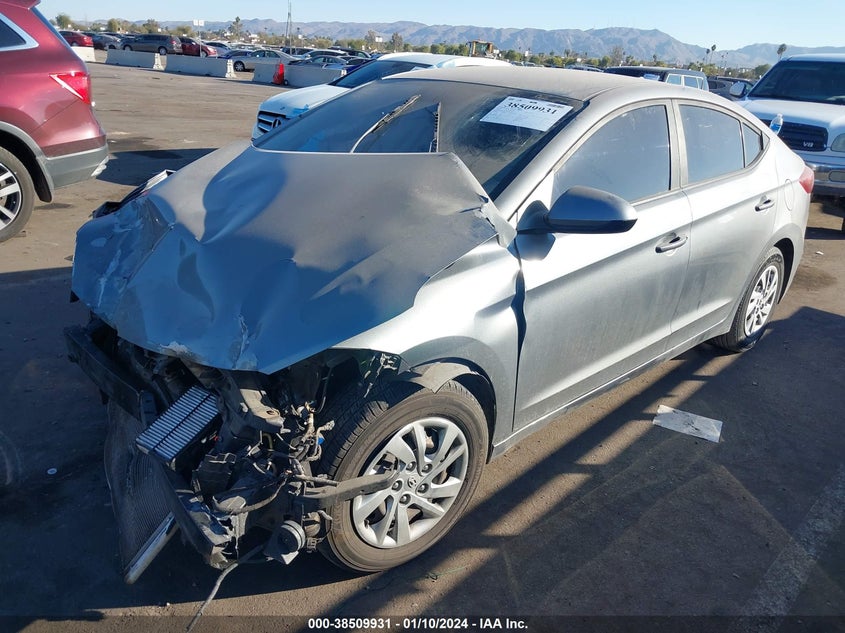 VIN KMHD74LF6HU113309 2017 HYUNDAI ELANTRA SE