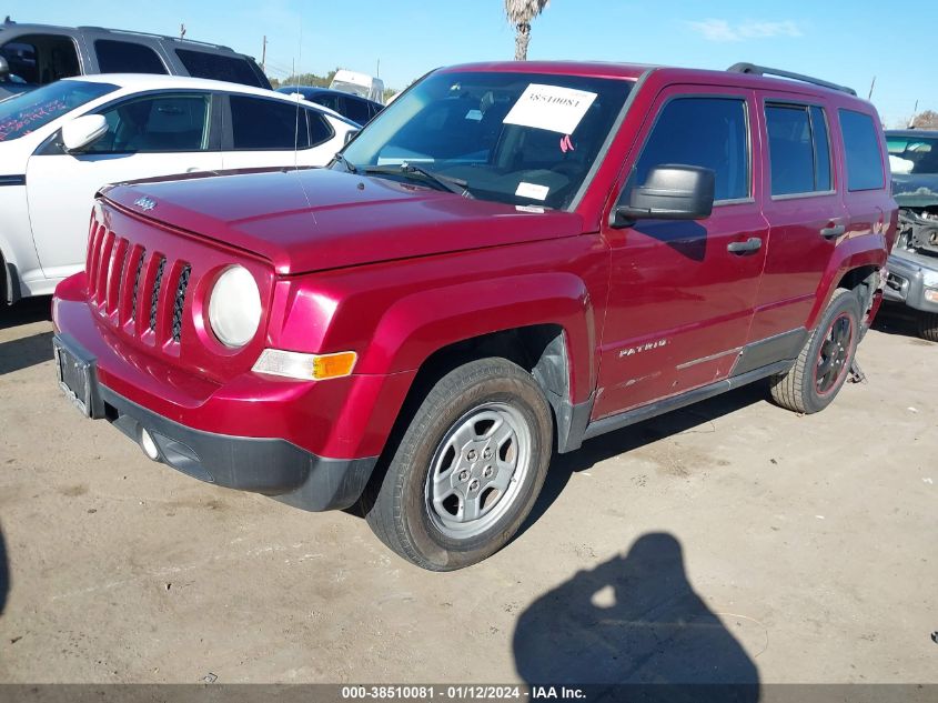 2014 JEEP PATRIOT SPORT - 1C4NJPBA4ED618858
