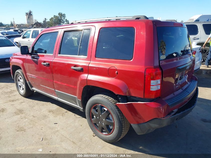 2014 JEEP PATRIOT SPORT - 1C4NJPBA4ED618858