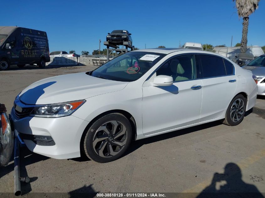 2016 HONDA ACCORD EX-L V-6 - 1HGCR3F8XGA016326