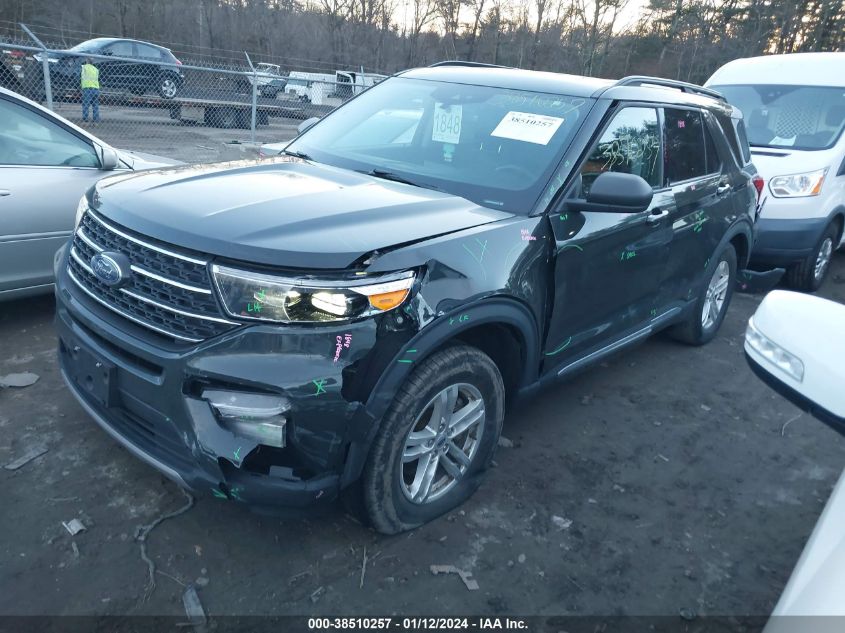 2022 FORD EXPLORER XLT - 1FMSK8DH6NGA20720