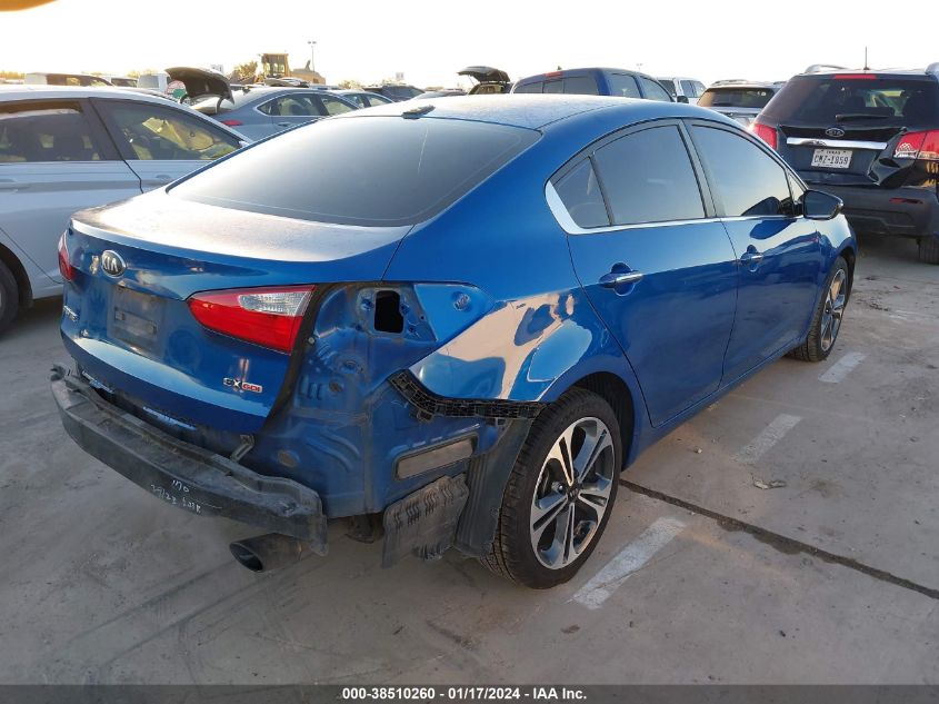 2014 KIA FORTE EX - KNAFX4A80E5093093