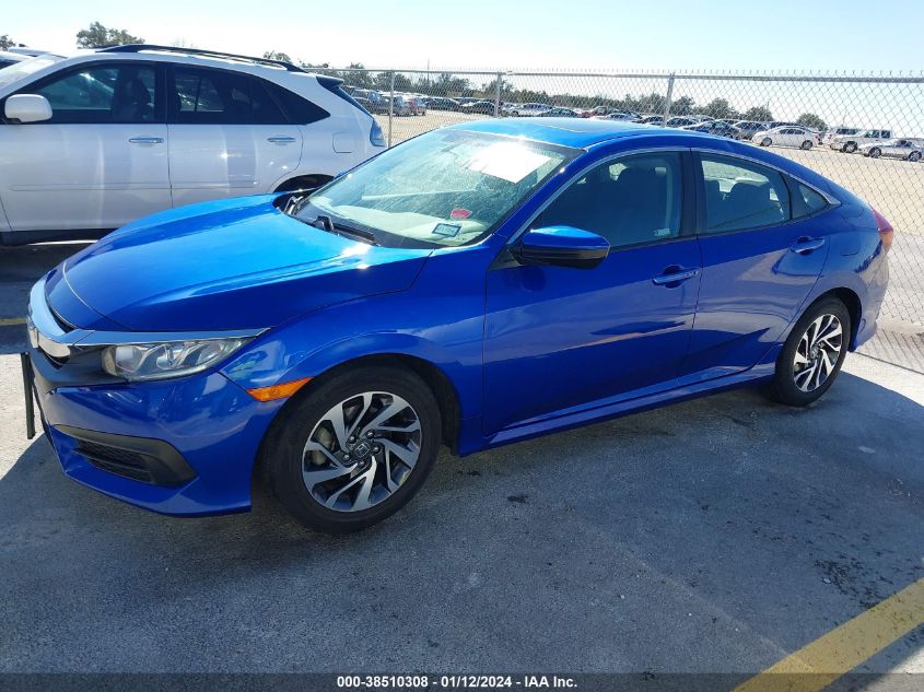 2018 HONDA CIVIC EX - 19XFC2F74JE016728