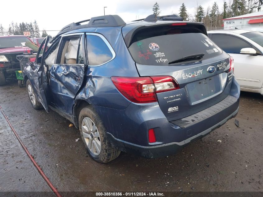 2017 SUBARU OUTBACK 2.5I PREMIUM - 4S4BSAFC6H3225278