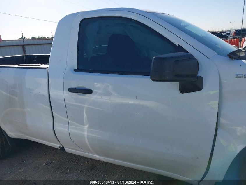 2020 CHEVROLET SILVERADO 1500 2WD REGULAR CAB LONG BED WT - 3GCNWAEF1LG301450