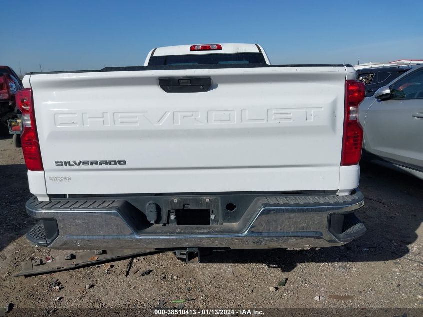 2020 CHEVROLET SILVERADO 1500 2WD REGULAR CAB LONG BED WT - 3GCNWAEF1LG301450