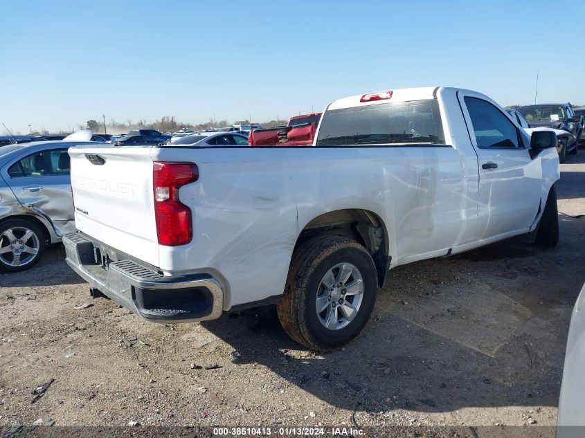 2020 CHEVROLET SILVERADO 1500 2WD REGULAR CAB LONG BED WT - 3GCNWAEF1LG301450