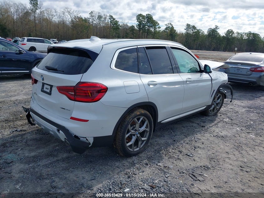VIN 5UXTY3C09M9D71180 2021 BMW X3 SDRIVE30I