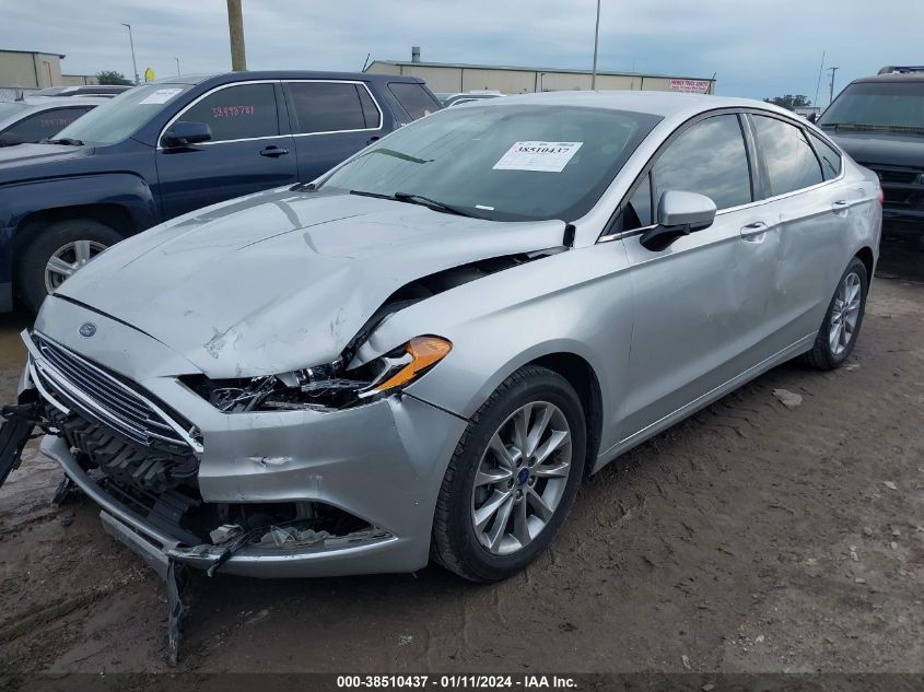 2017 FORD FUSION SE - 3FA6P0H7XHR235501