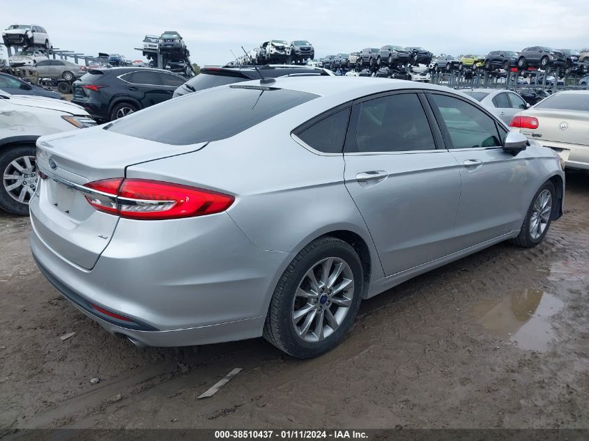 2017 FORD FUSION SE - 3FA6P0H7XHR235501