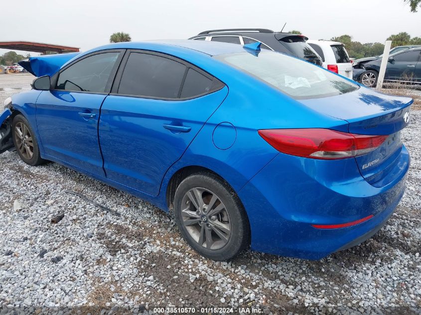 2018 HYUNDAI ELANTRA SEL - 5NPD84LF0JH375375