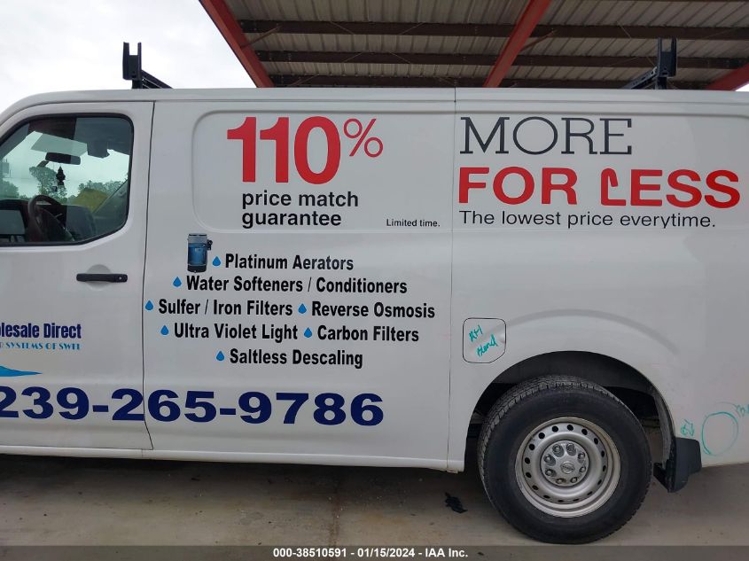 2020 NISSAN NV CARGO NV1500 S STANDARD ROOF V6 1N6BF0KM5LN802118