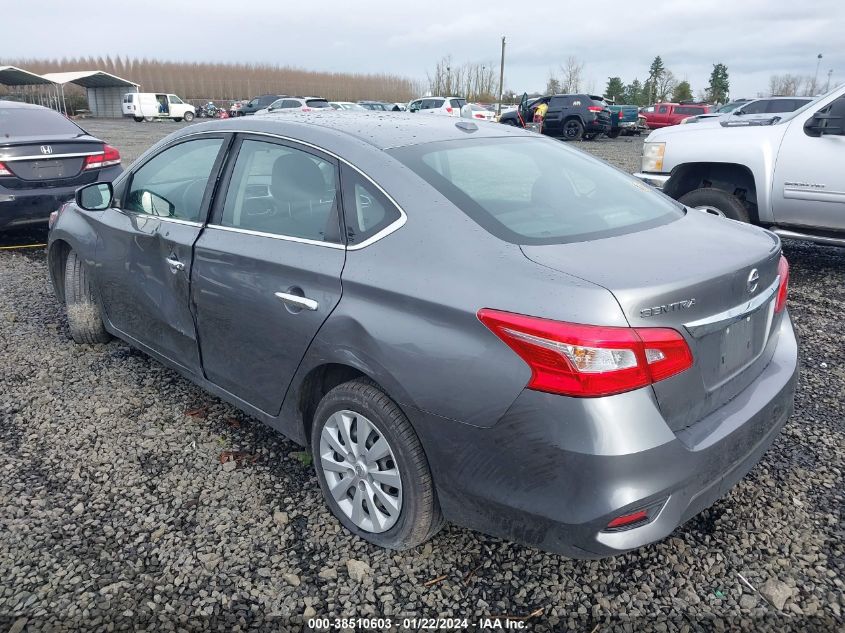 2017 NISSAN SENTRA S/SV/SR/SL - 3N1AB7AP3HY286398