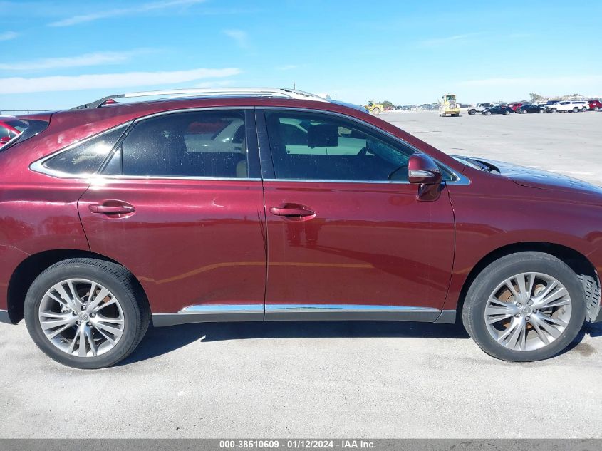 2013 LEXUS RX 350 350 - 2T2ZK1BA4DC123580