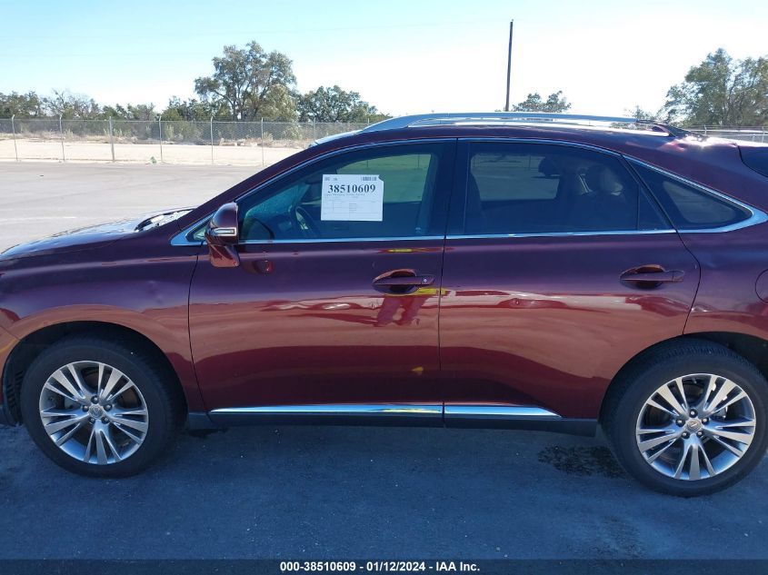 2013 LEXUS RX 350 350 - 2T2ZK1BA4DC123580
