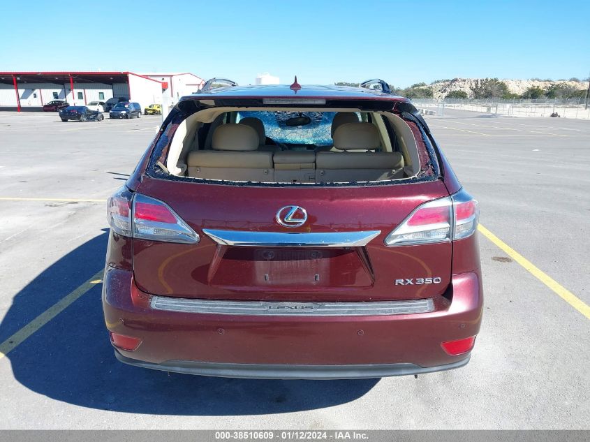 2013 LEXUS RX 350 350 - 2T2ZK1BA4DC123580
