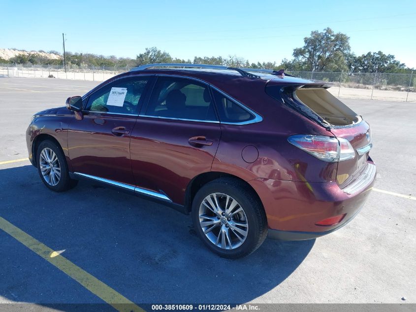 2013 LEXUS RX 350 350 - 2T2ZK1BA4DC123580