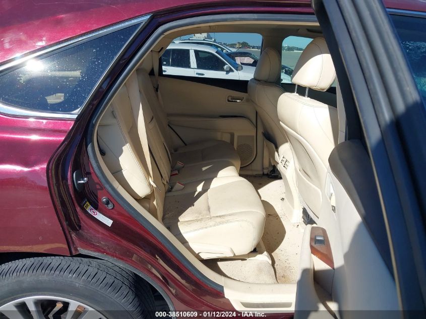 2013 LEXUS RX 350 350 - 2T2ZK1BA4DC123580