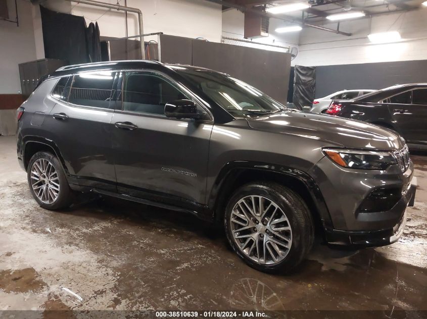 Lot #2525407197 2023 JEEP COMPASS LIMITED 4X4 salvage car