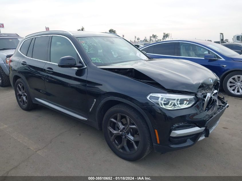 2021 BMW X3 XDRIVE30I - 5UXTY5C09M9F81919