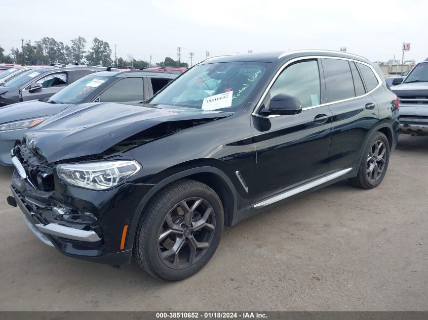 2021 BMW X3 XDRIVE30I - 5UXTY5C09M9F81919