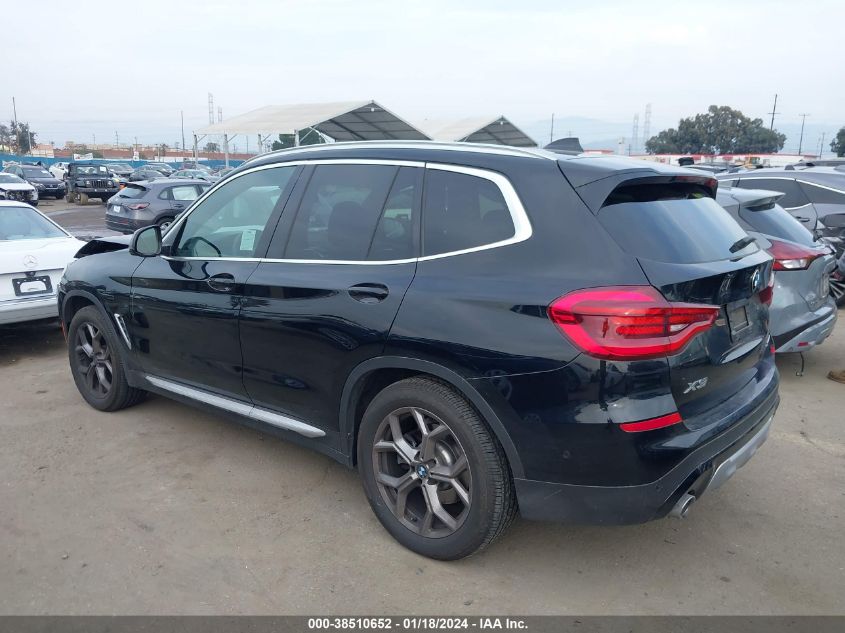 2021 BMW X3 XDRIVE30I - 5UXTY5C09M9F81919