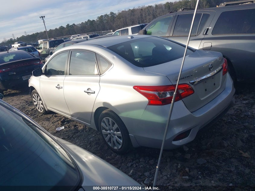 VIN 3N1AB7AP3HY354831 2017 NISSAN SENTRA SV