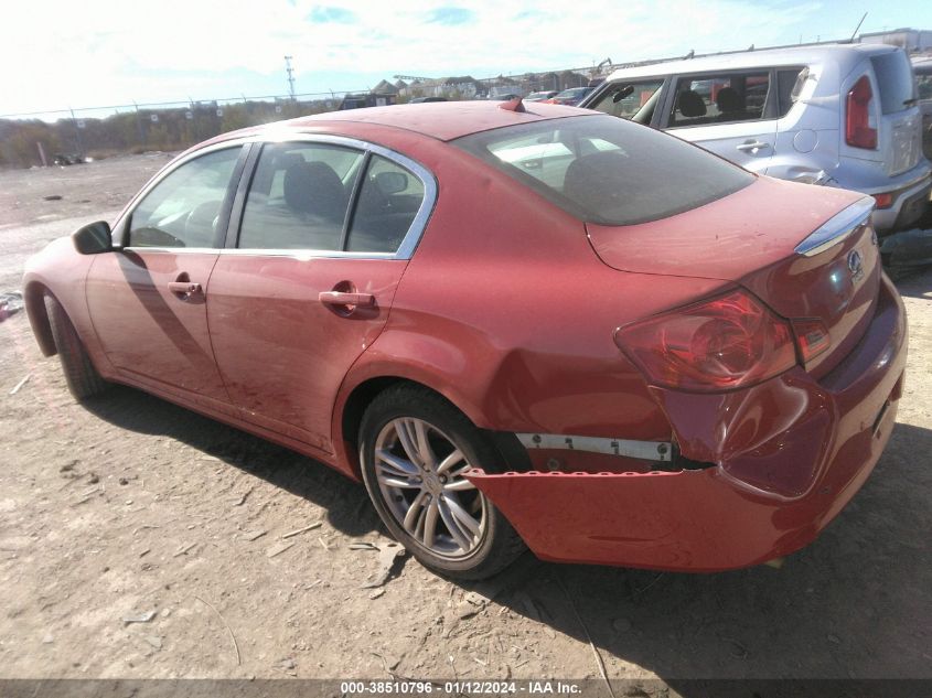2013 INFINITI G37 JOURNEY/SPORT - JN1CV6AP2DM301058