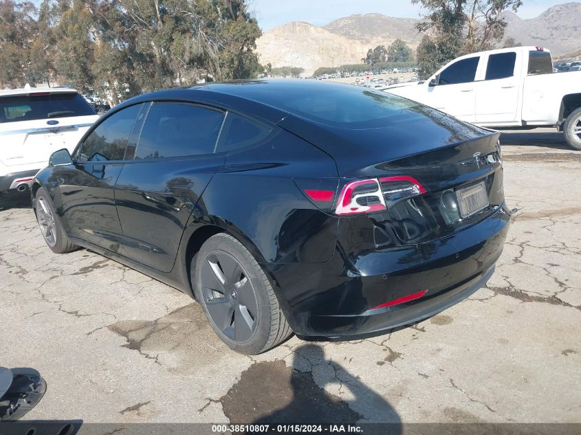 2021 TESLA MODEL 3 - 5YJ3E1EB5MF033307