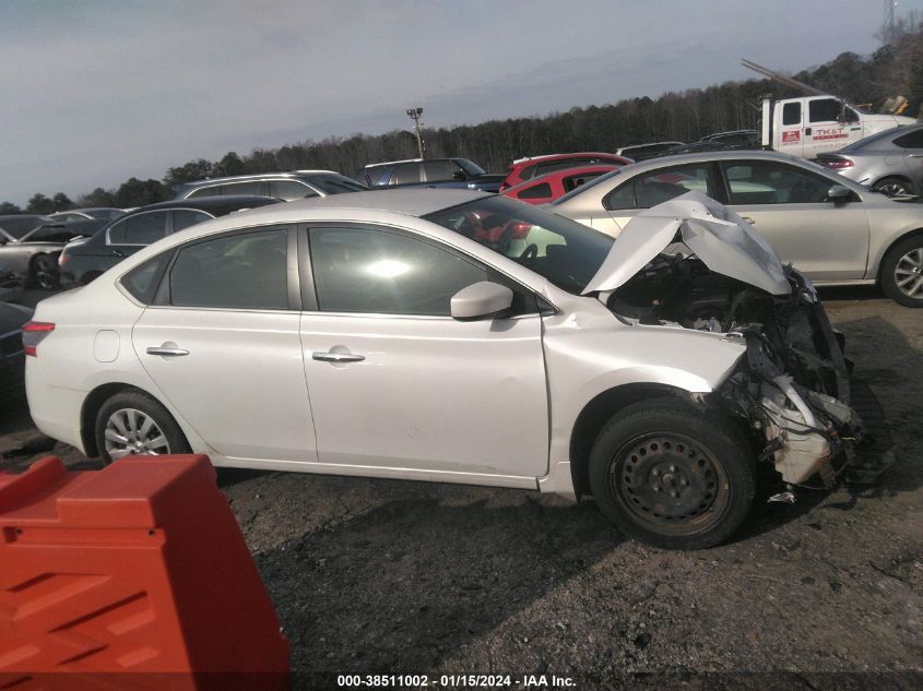 2015 NISSAN SENTRA S/SV/SR/SL - 3N1AB7AP6FY274436