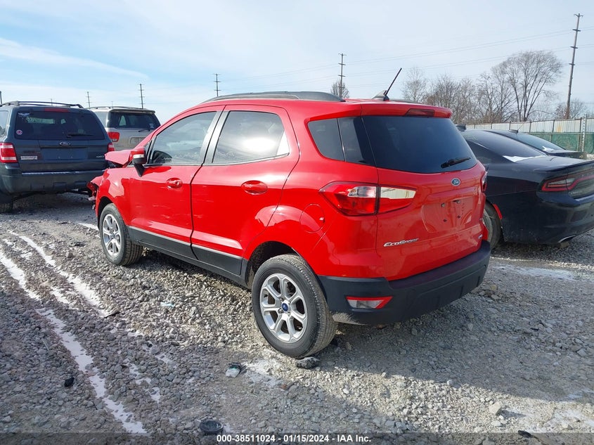 VIN MAJ6S3GLXLC353537 2020 FORD ECOSPORT SE