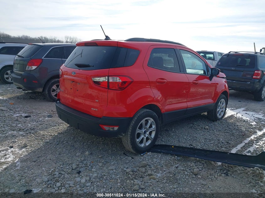 VIN MAJ6S3GLXLC353537 2020 FORD ECOSPORT SE