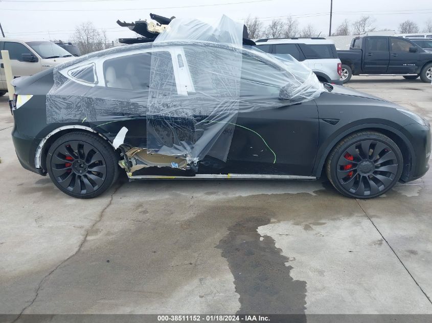 2021 TESLA MODEL Y PERFORMANCE DUAL MOTOR ALL-WHEEL DRIVE - 5YJYGDEF7MF133557