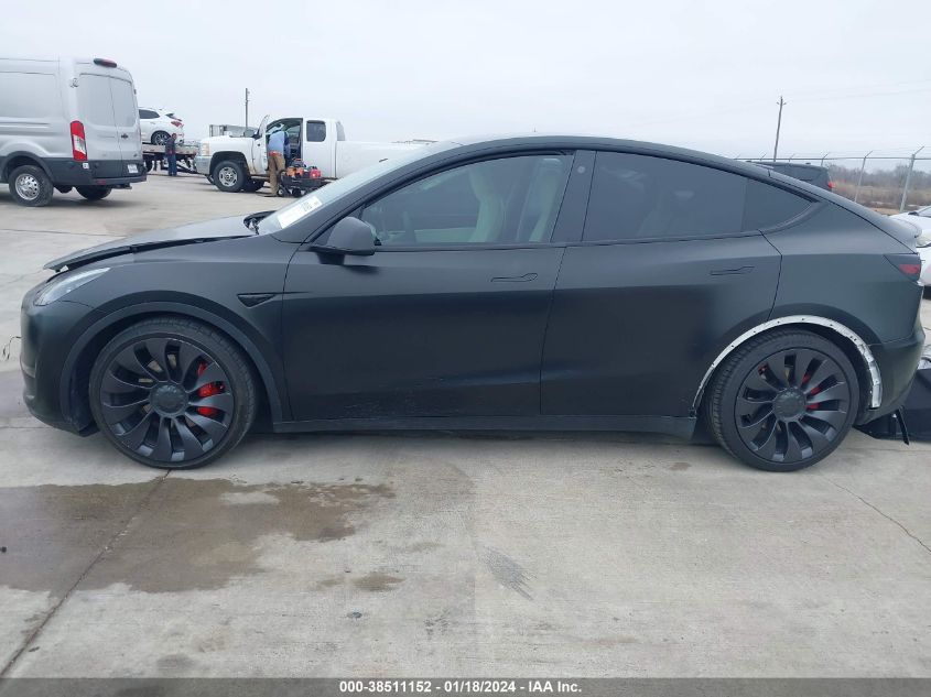 2021 TESLA MODEL Y PERFORMANCE DUAL MOTOR ALL-WHEEL DRIVE - 5YJYGDEF7MF133557