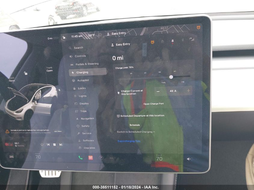 2021 TESLA MODEL Y PERFORMANCE DUAL MOTOR ALL-WHEEL DRIVE - 5YJYGDEF7MF133557