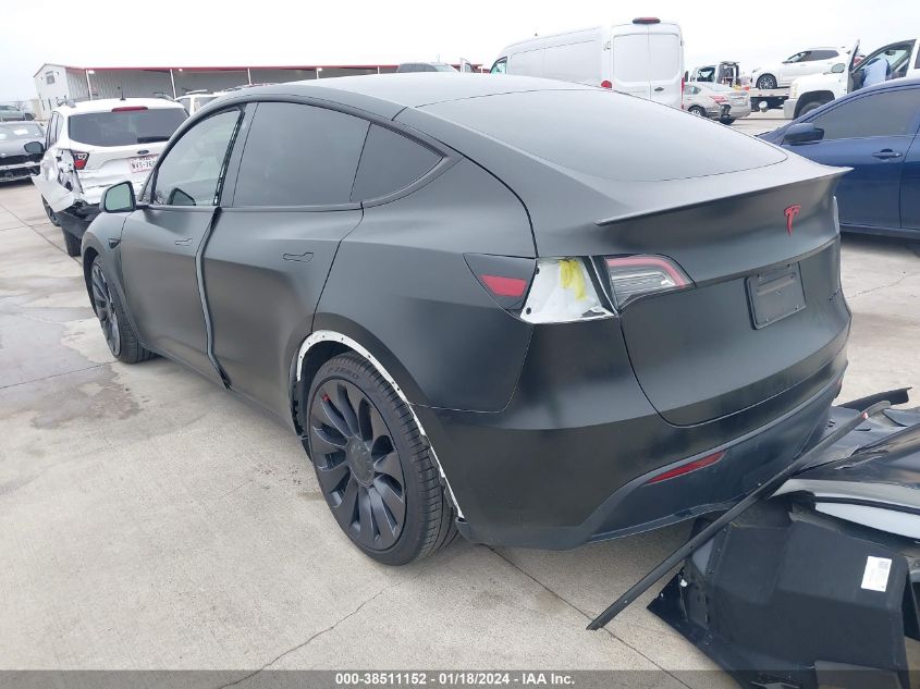 2021 TESLA MODEL Y PERFORMANCE DUAL MOTOR ALL-WHEEL DRIVE - 5YJYGDEF7MF133557