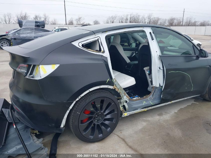 2021 TESLA MODEL Y PERFORMANCE DUAL MOTOR ALL-WHEEL DRIVE - 5YJYGDEF7MF133557